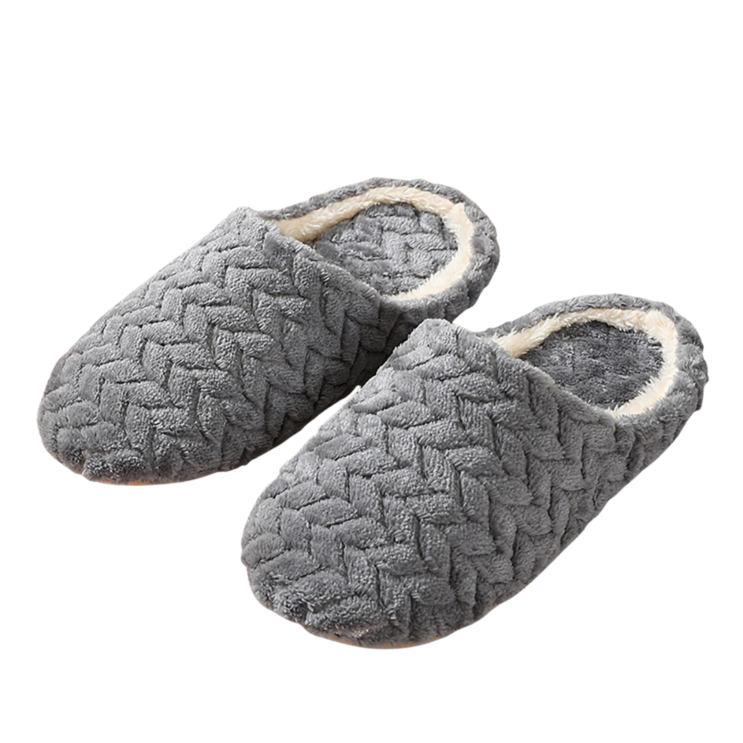 Indoor Plush Slippers | Couple's Plush Slippers | Ikervo