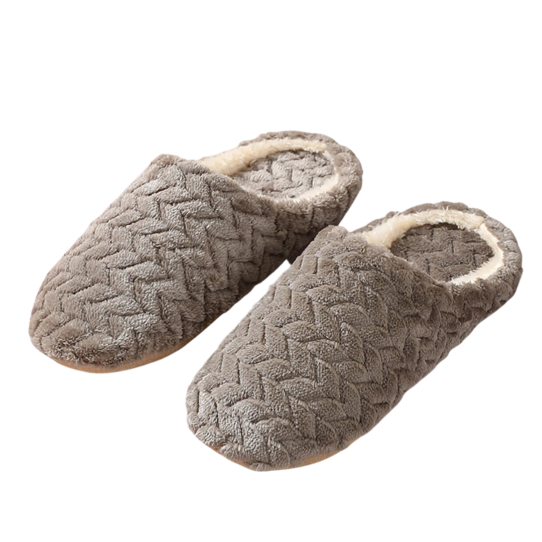 Indoor Plush Slippers | Couple's Plush Slippers | Ikervo