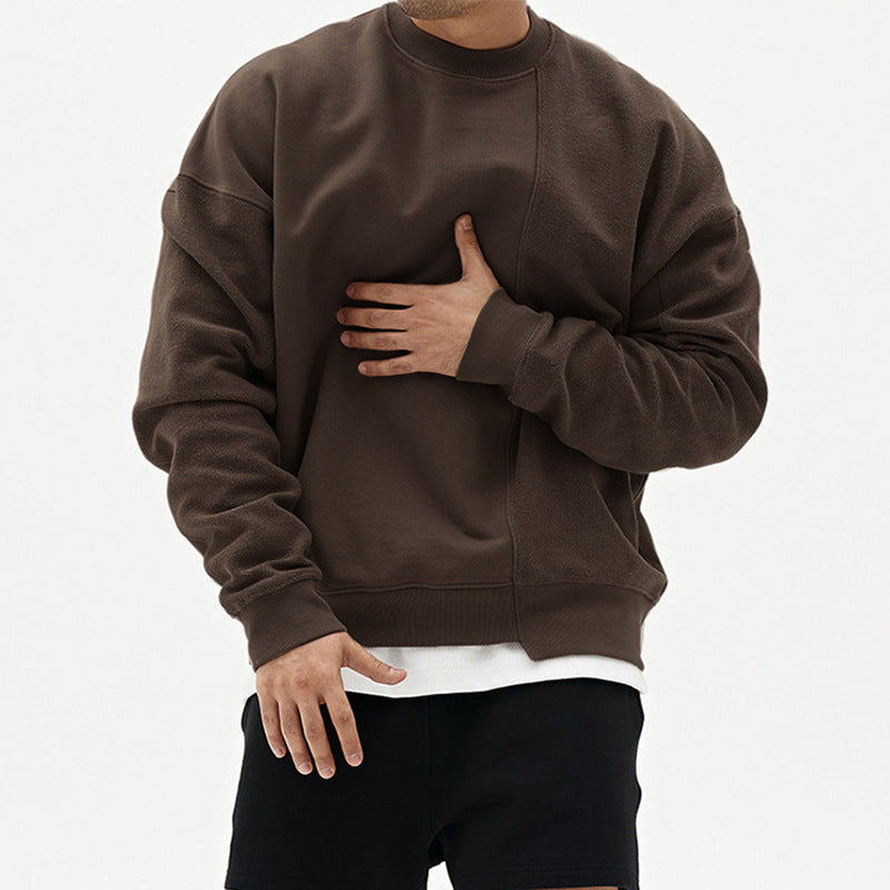 Sweater, Pullover Round Neck Sweater Loose Men Clothes