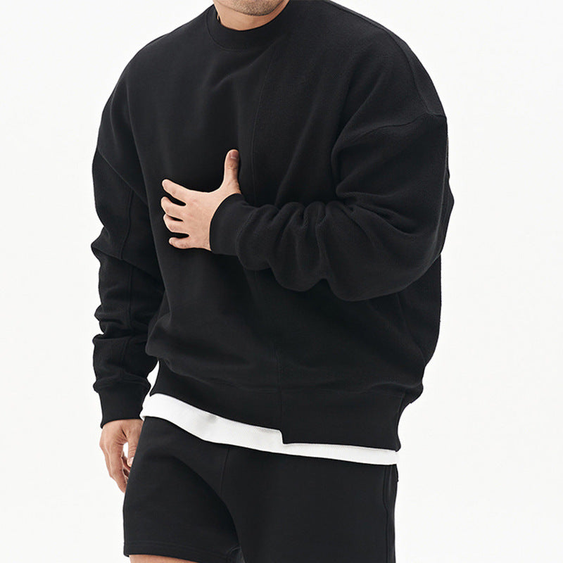 Sweater, Pullover Round Neck Sweater Loose Men Clothes