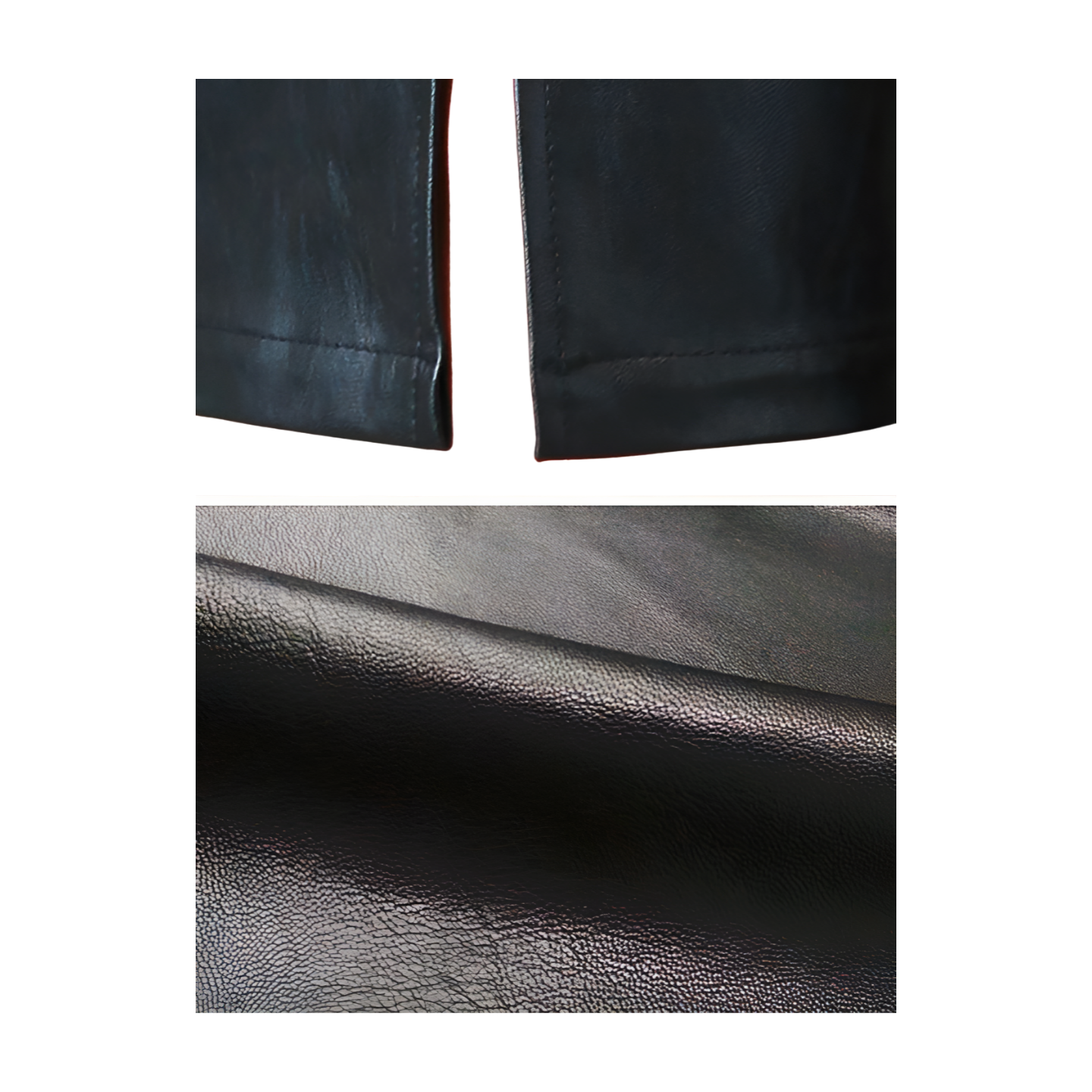 Women's Black Leather Skirt | Women's PU Leather Skirt | Ikervo