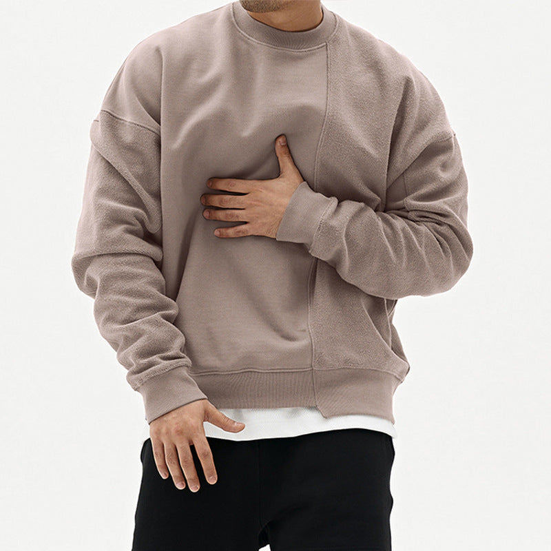 Sweater, Pullover Round Neck Sweater Loose Men Clothes