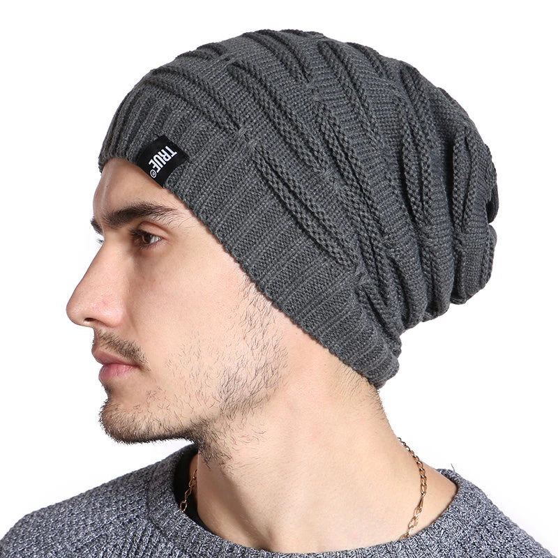 UNISEX' Winter Long Size Knitted Casual Beanie