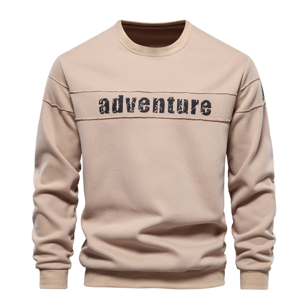 Sweater, Long Sleeve Sweater Trendy All-matching Men's Clothing