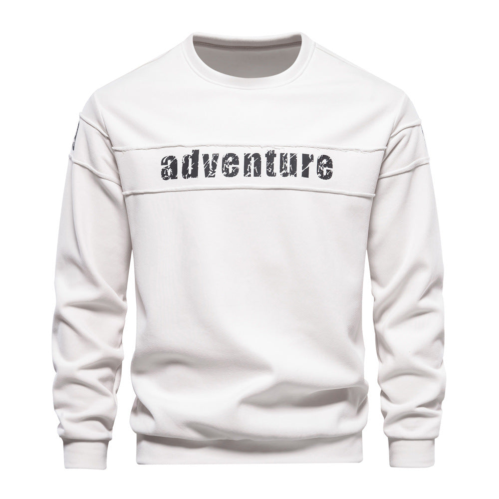 Sweater, Long Sleeve Sweater Trendy All-matching Men's Clothing