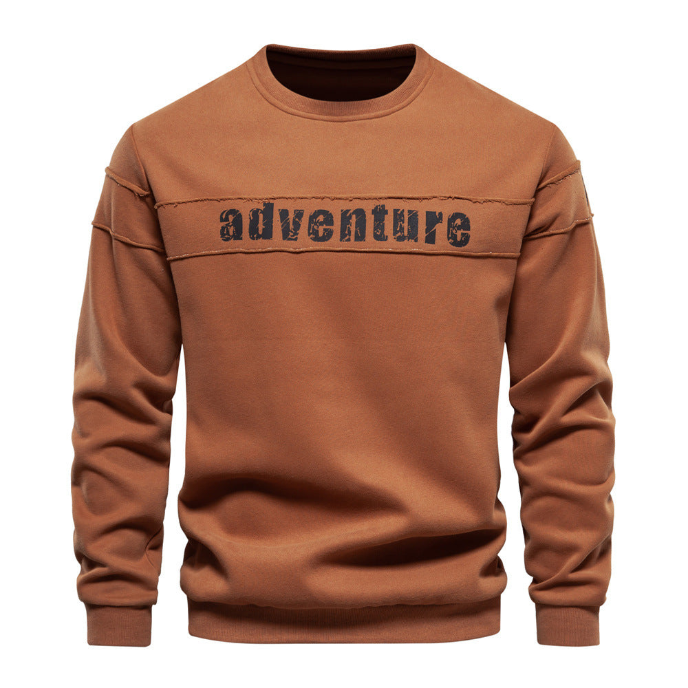 Sweater, Long Sleeve Sweater Trendy All-matching Men's Clothing