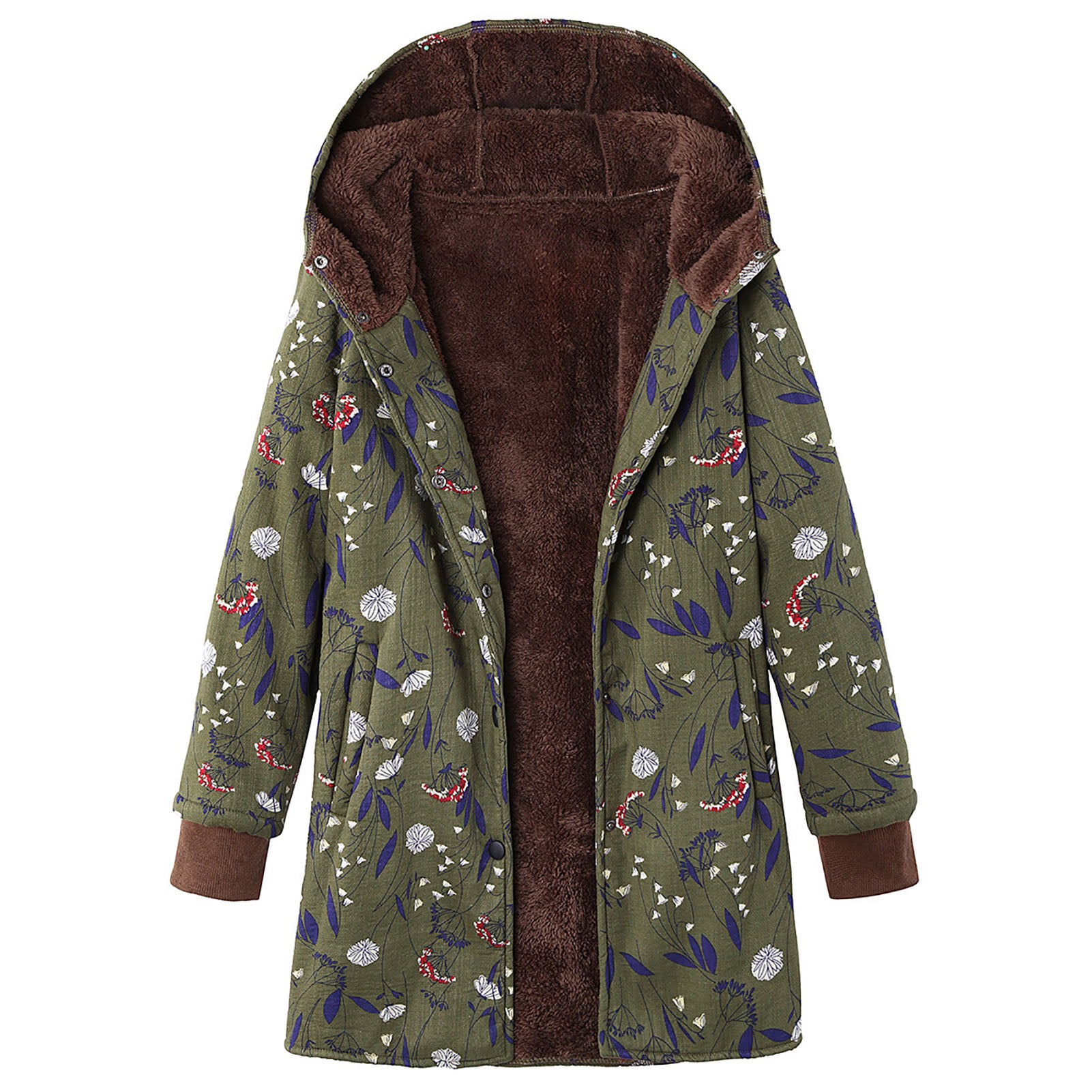 Woolen Coat, Women's Hooded Coat