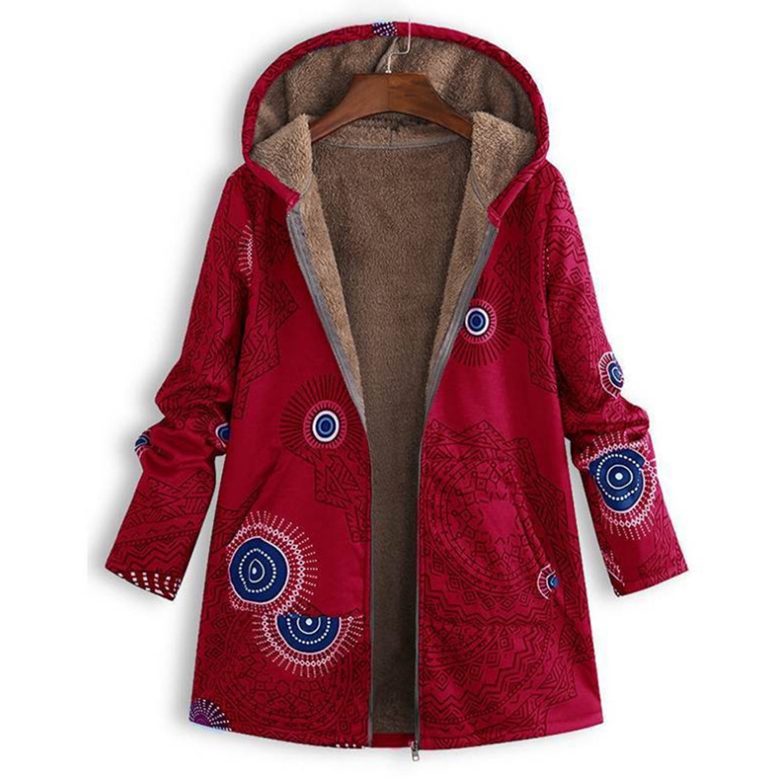 Woolen Coat, Women's Hooded Coat