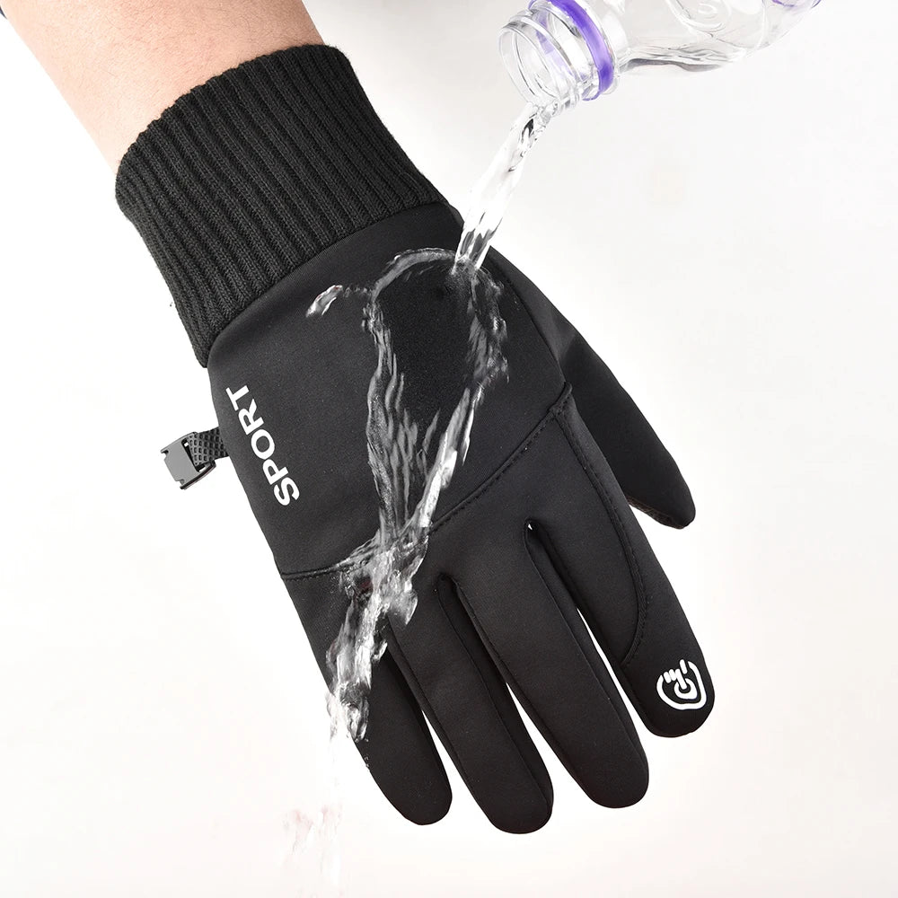 Men's& Women's Touchscreen Windproof Waterproof Sports Gloves