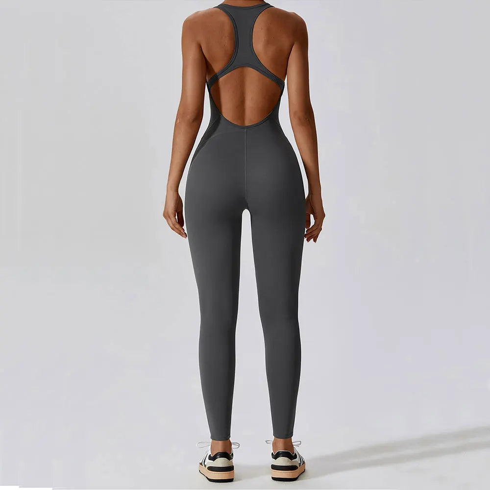 Women's Yoga  Fitness Sports  Workout Jumpsuit