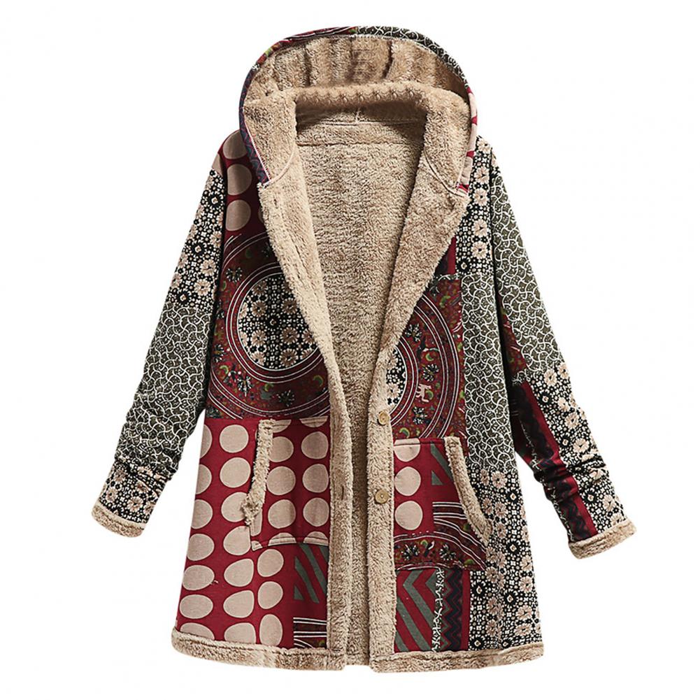 Woolen Coat, Women's Hooded Coat