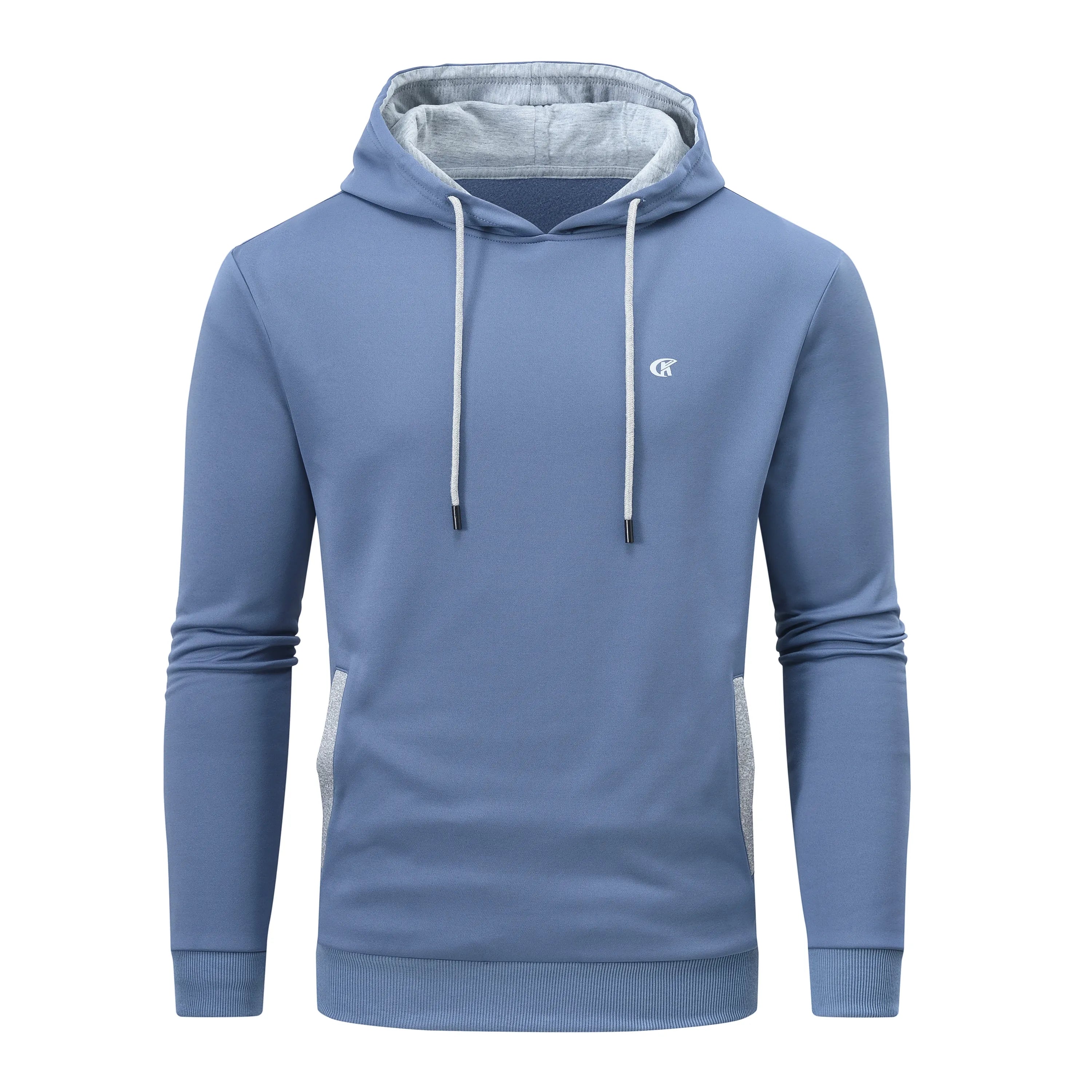 Men's Autumn Winter Pullover Hoodies Cozy Fleece Warm Long Sleeve Drawstring Hipster Kanga Casual Hooded Sweatshirts