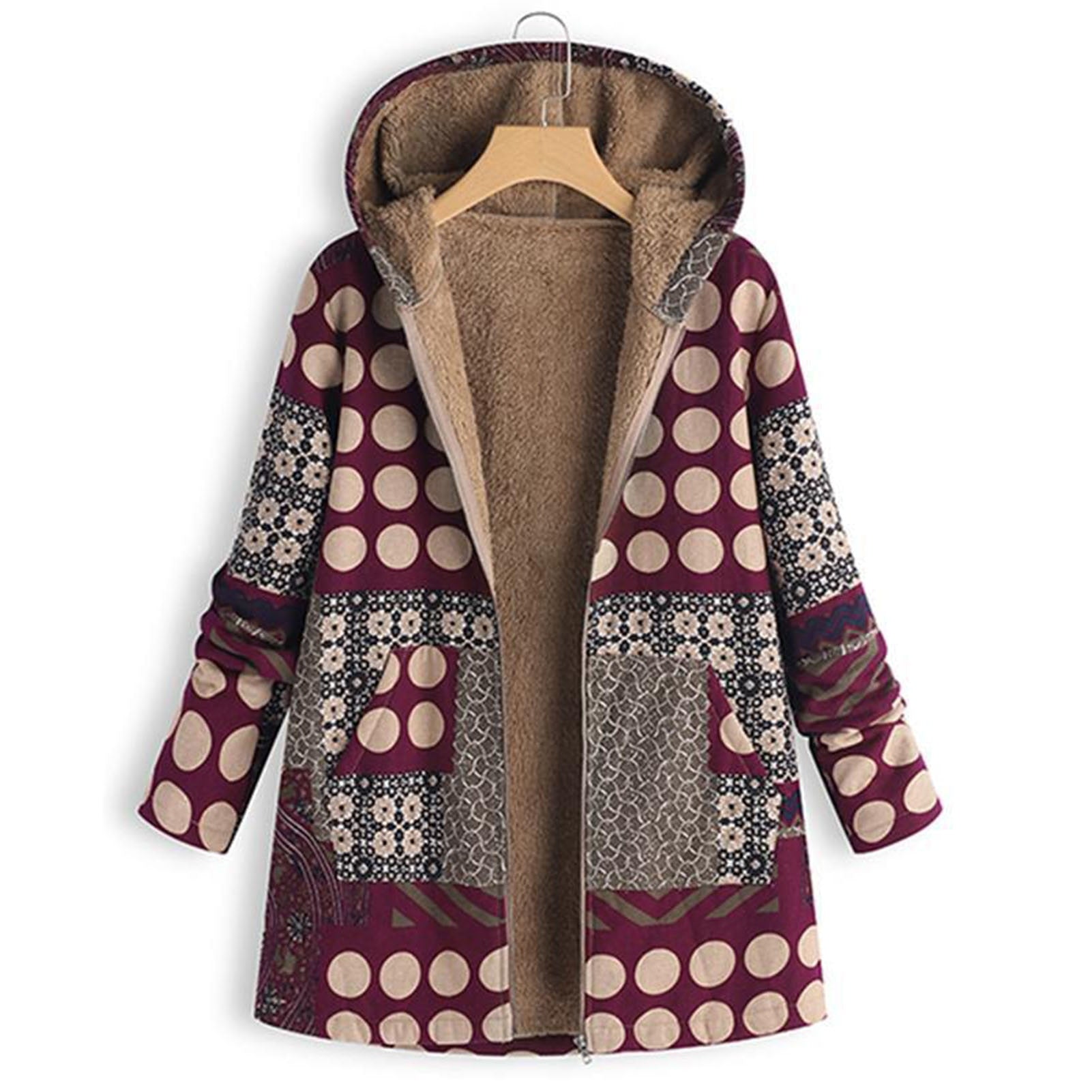 Woolen Coat, Women's Hooded Coat