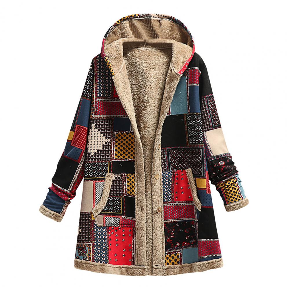 Woolen Coat, Women's Hooded Coat