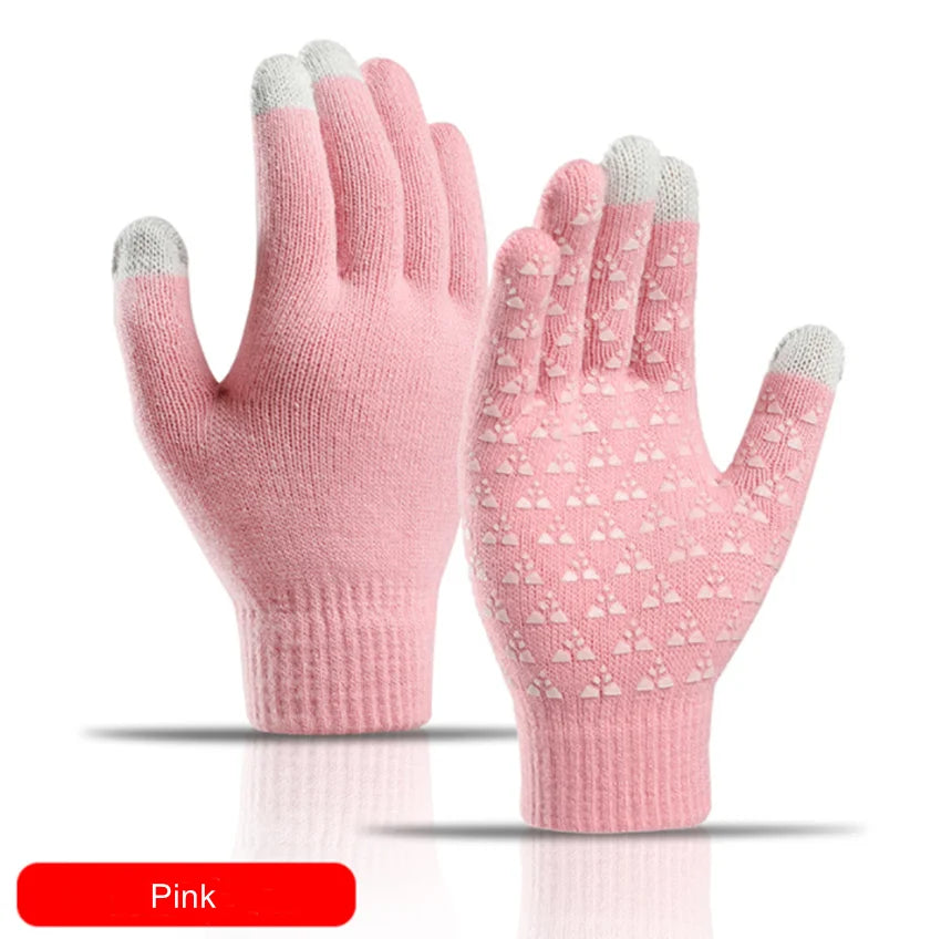 Men's and women's  Knit Touchscreen Gloves for Adults