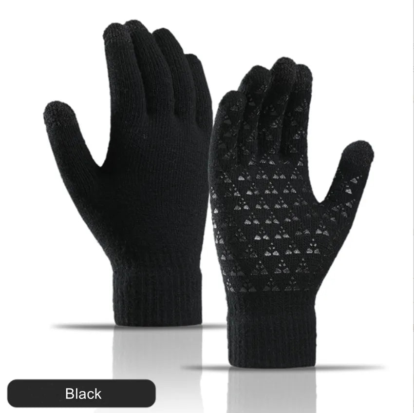 Men's and women's  Knit Touchscreen Gloves for Adults