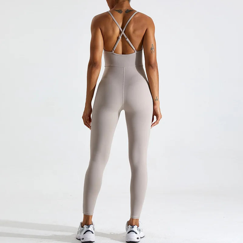 Women's Push-up Athletic Wear  Jumpsuit