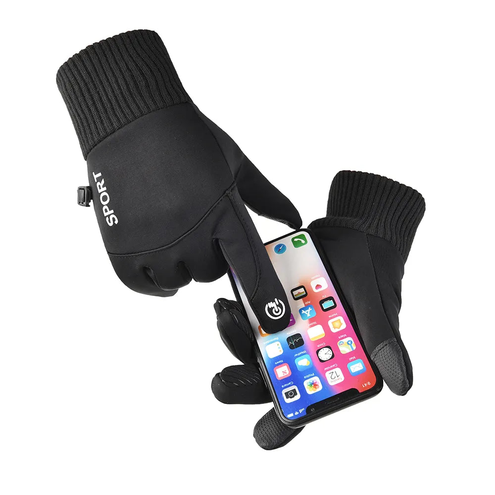 Men's& Women's Touchscreen Windproof Waterproof Sports Gloves