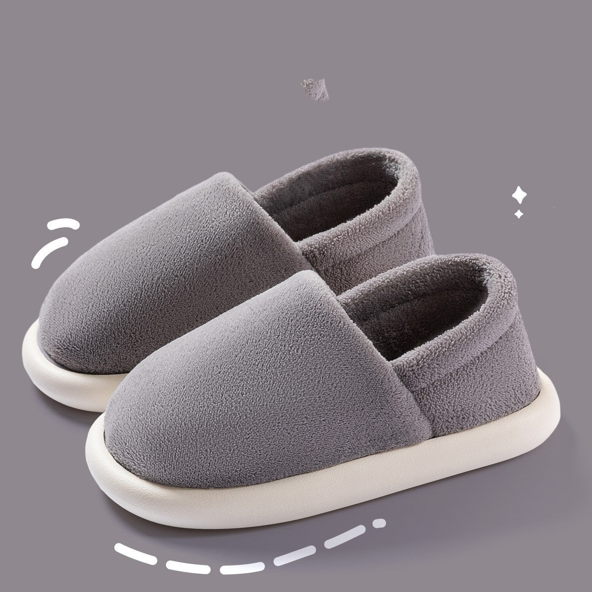 Men's & Women's Winter Warm Indoor Couple Slippers