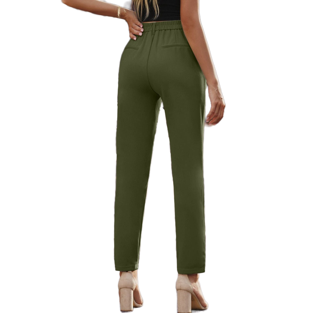 Straight Leg Pants | Women's Ankle Length Pants | Ikervo