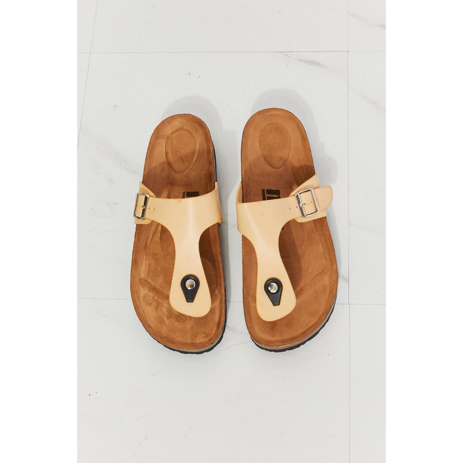 Drift Away T-Strap Flip-Flop in Sand