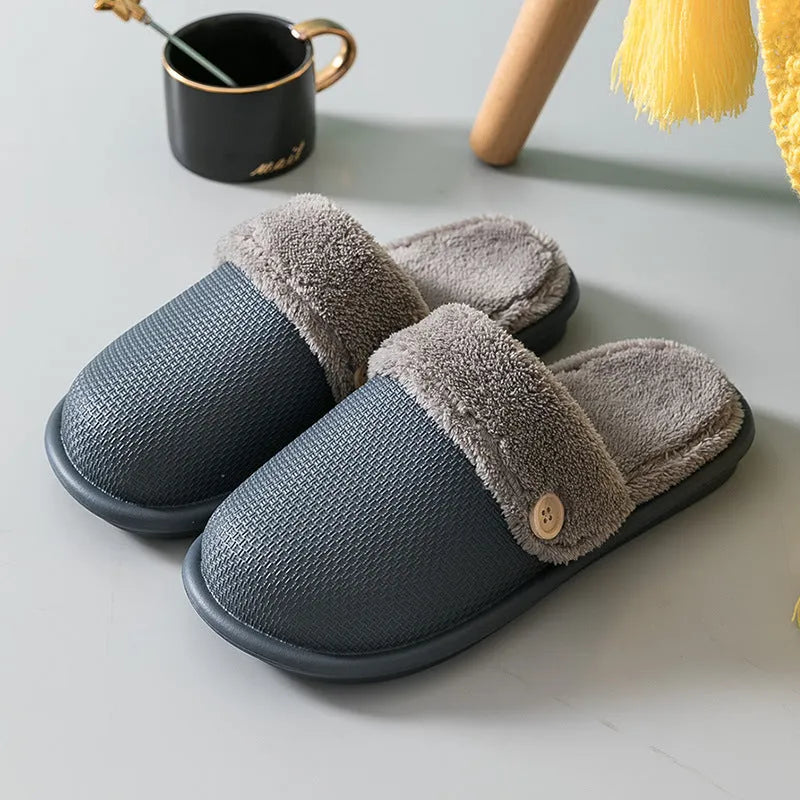 footwear, New Autumn And Winter Warm Household Non-slip Home Indoor Removable Slippers