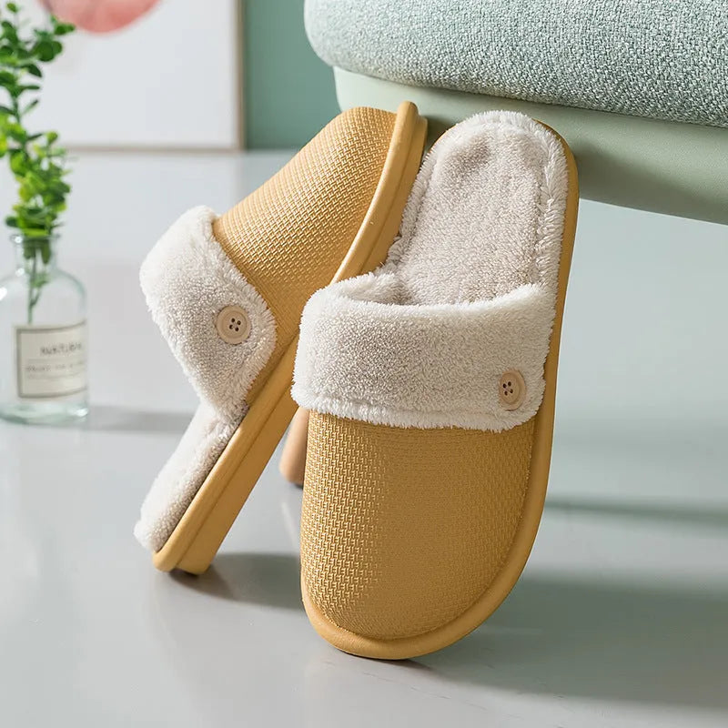 footwear, New Autumn And Winter Warm Household Non-slip Home Indoor Removable Slippers