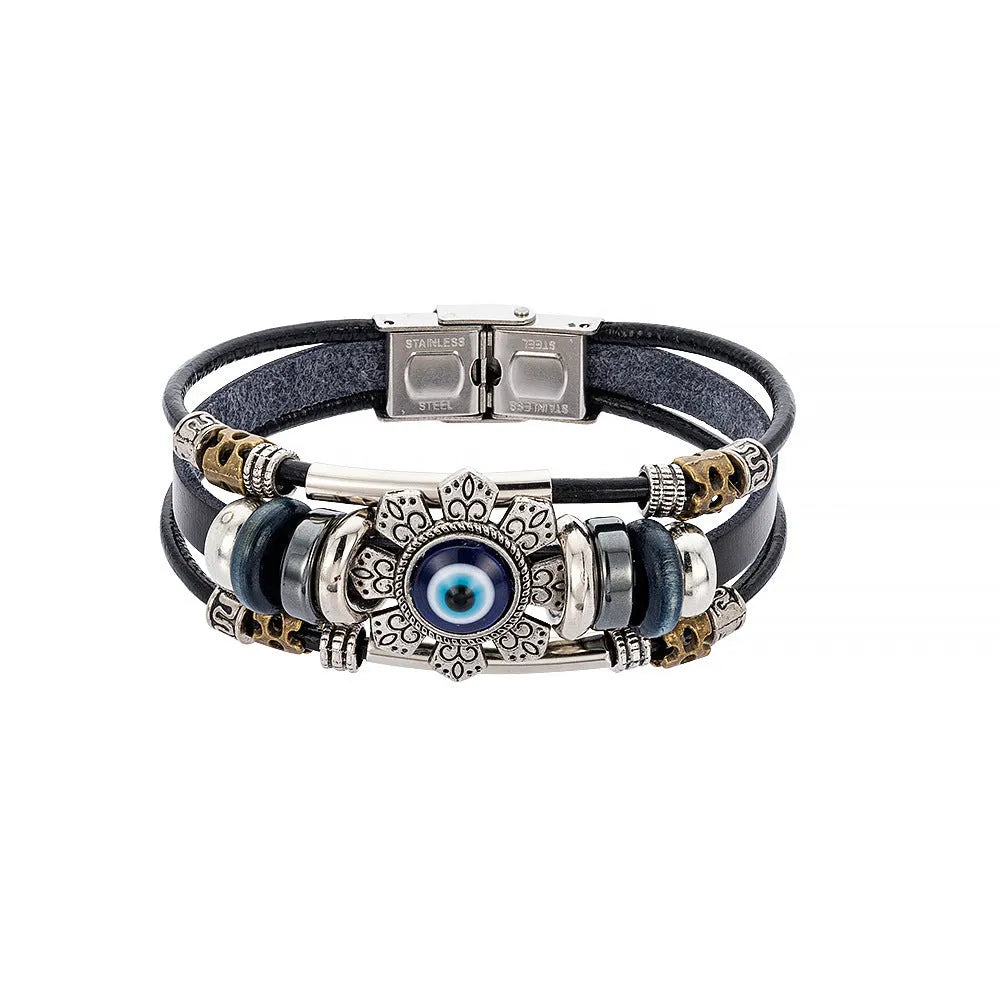 Bracelets, Turkish blue eye alloy accessory bracelet