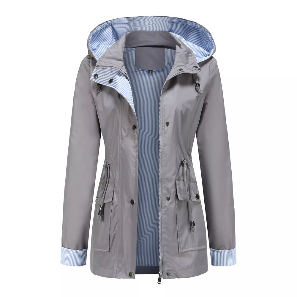 Women's Hooded Trench Coat | Women's Casual Jacket | Ikervo