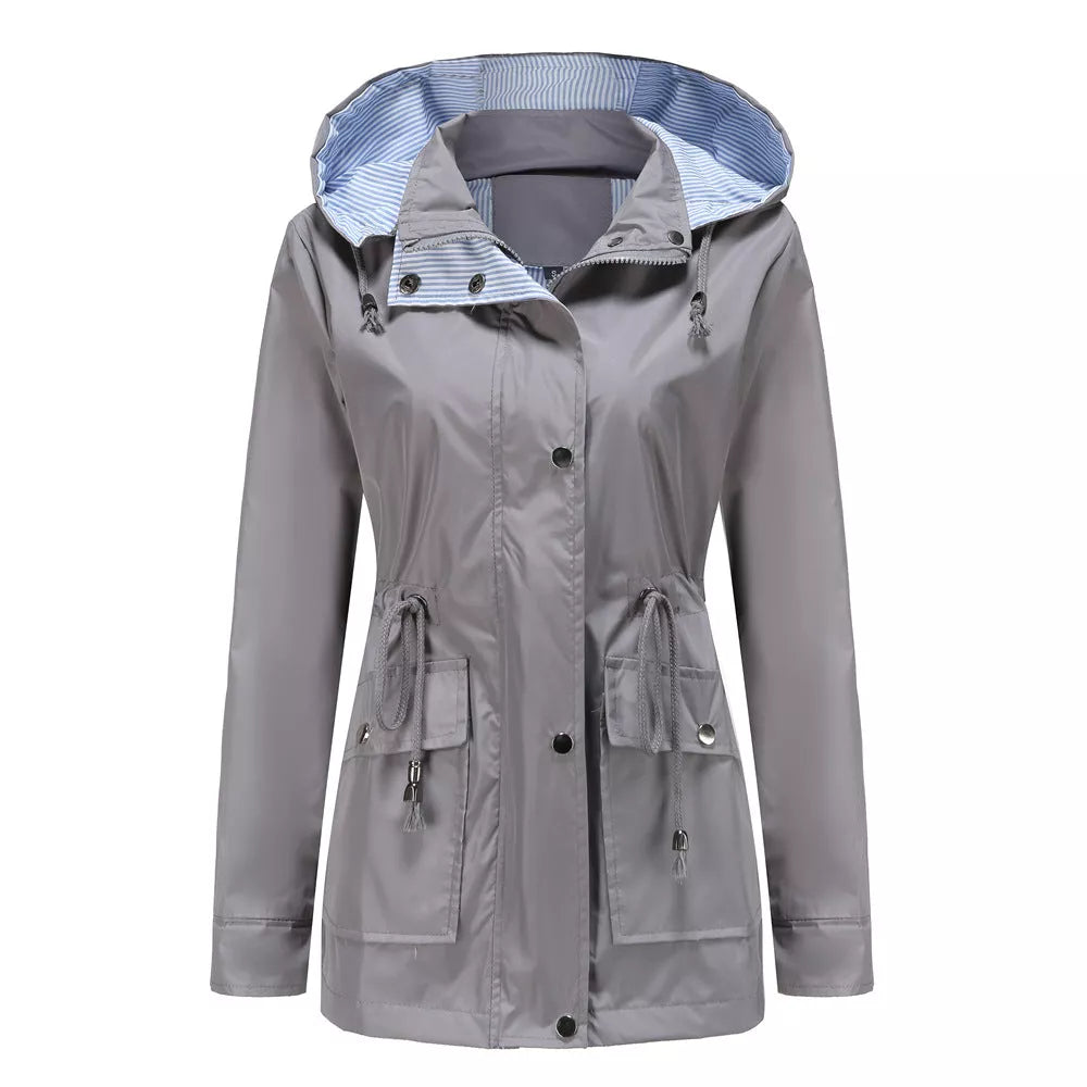 Women's Hooded Trench Coat | Women's Casual Jacket | Ikervo