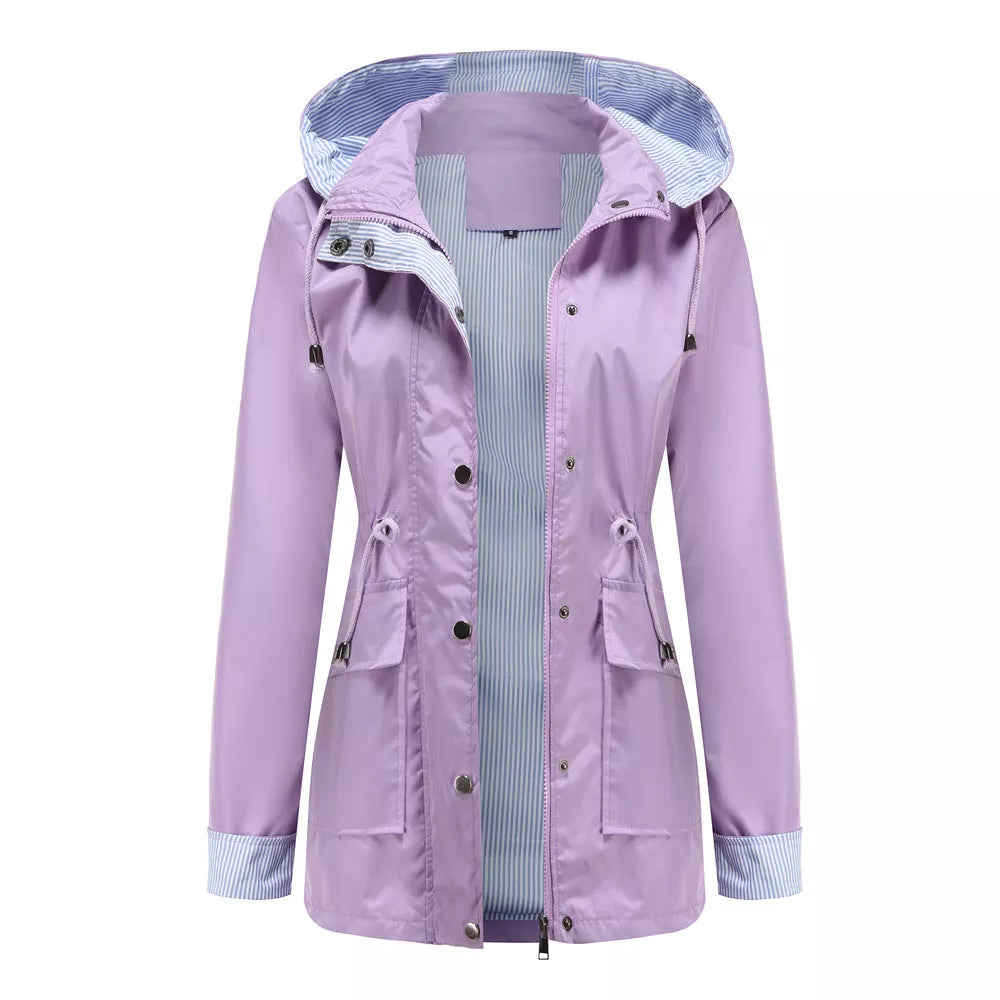 Women's Hooded Trench Coat | Women's Casual Jacket | Ikervo