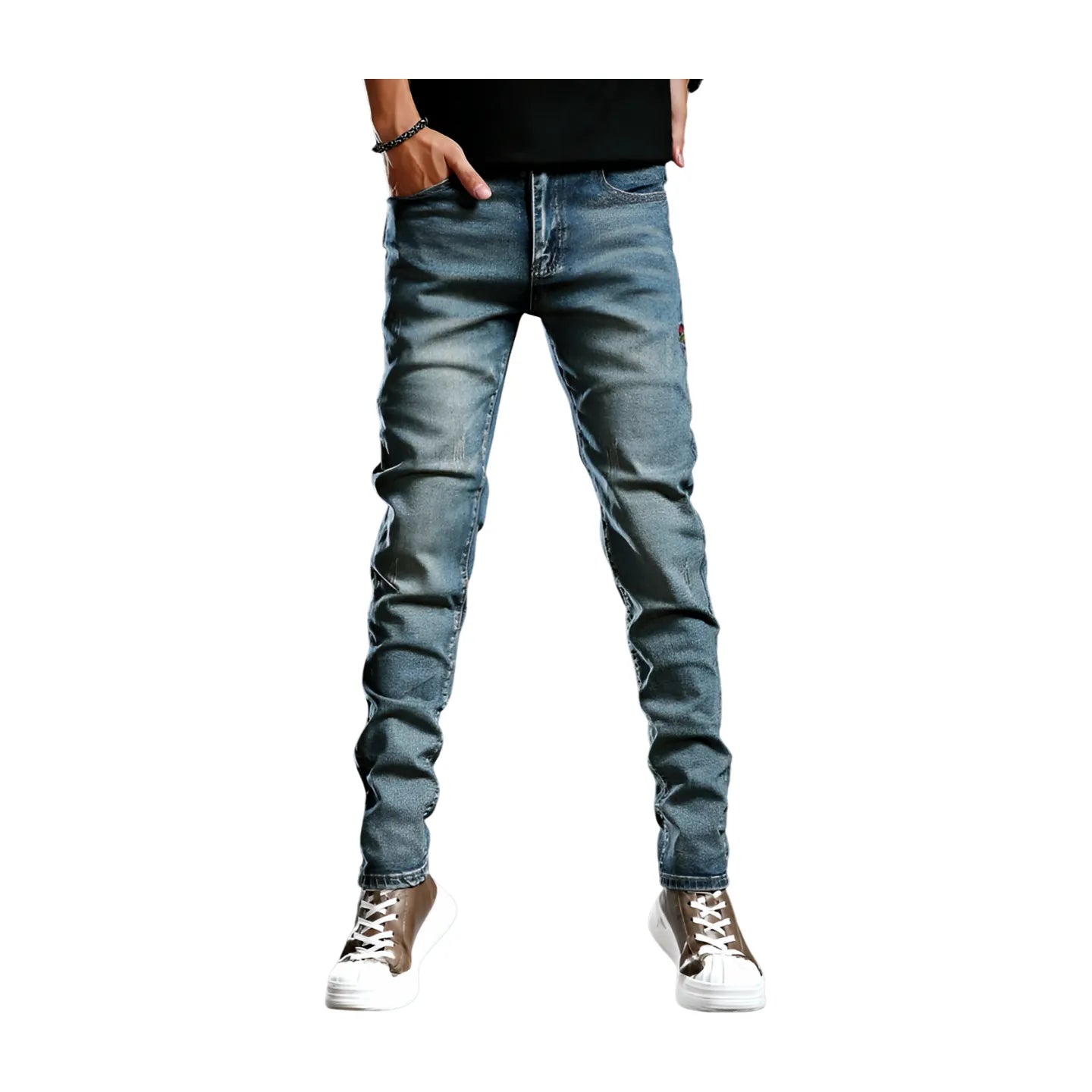 Men's Casual Straight Denim Jeans