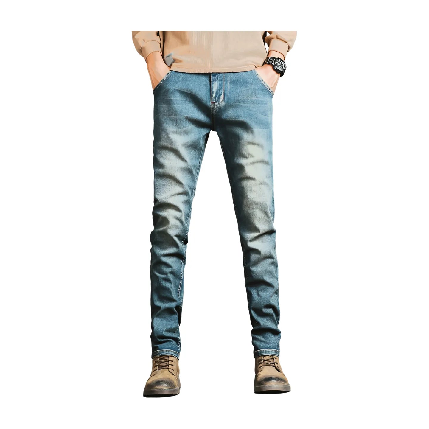 Men's Casual Stretch Skinny Jeans