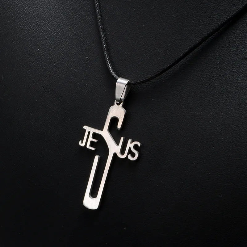 Necklace, Personality JESUS Jesus Cross Necklace