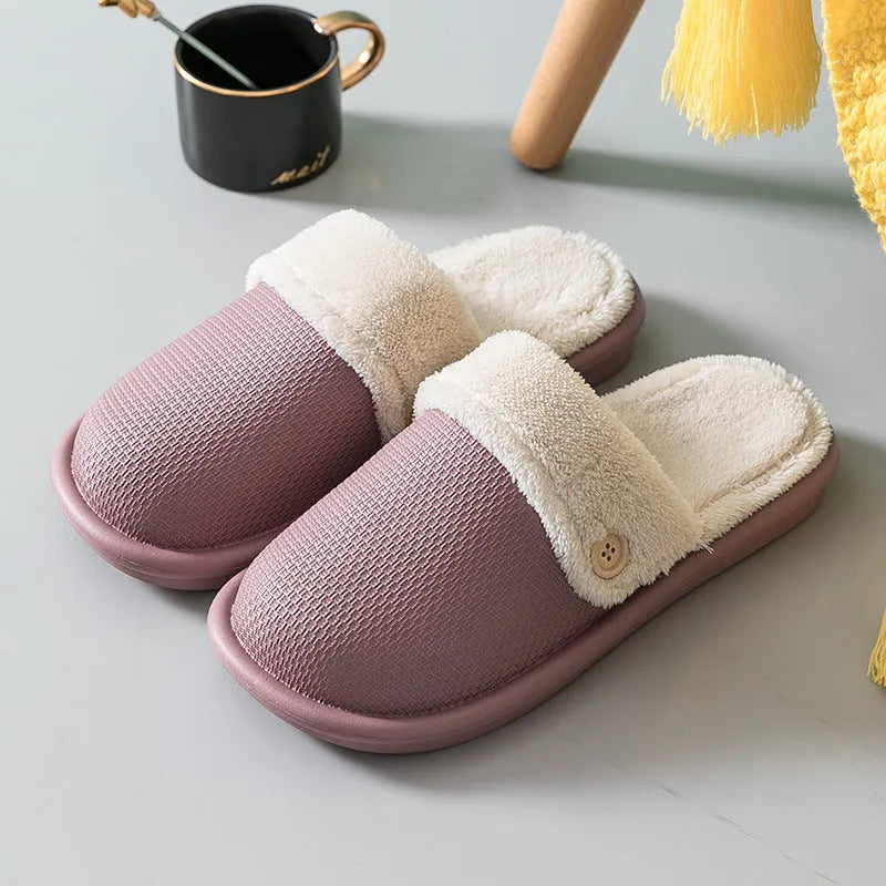 footwear, New Autumn And Winter Warm Household Non-slip Home Indoor Removable Slippers