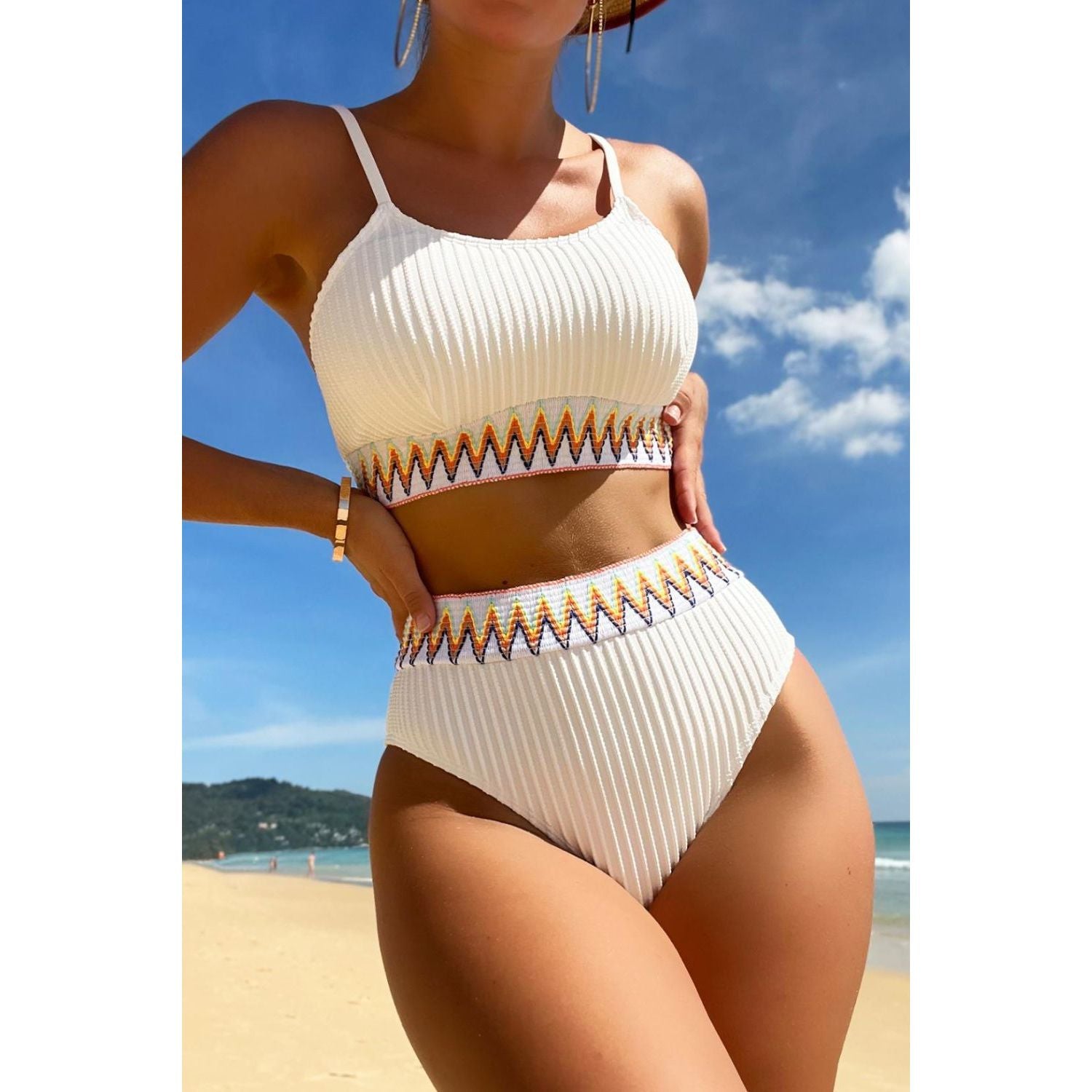 Women's Bikini Set | Chevron Bikini Set | Ikervo