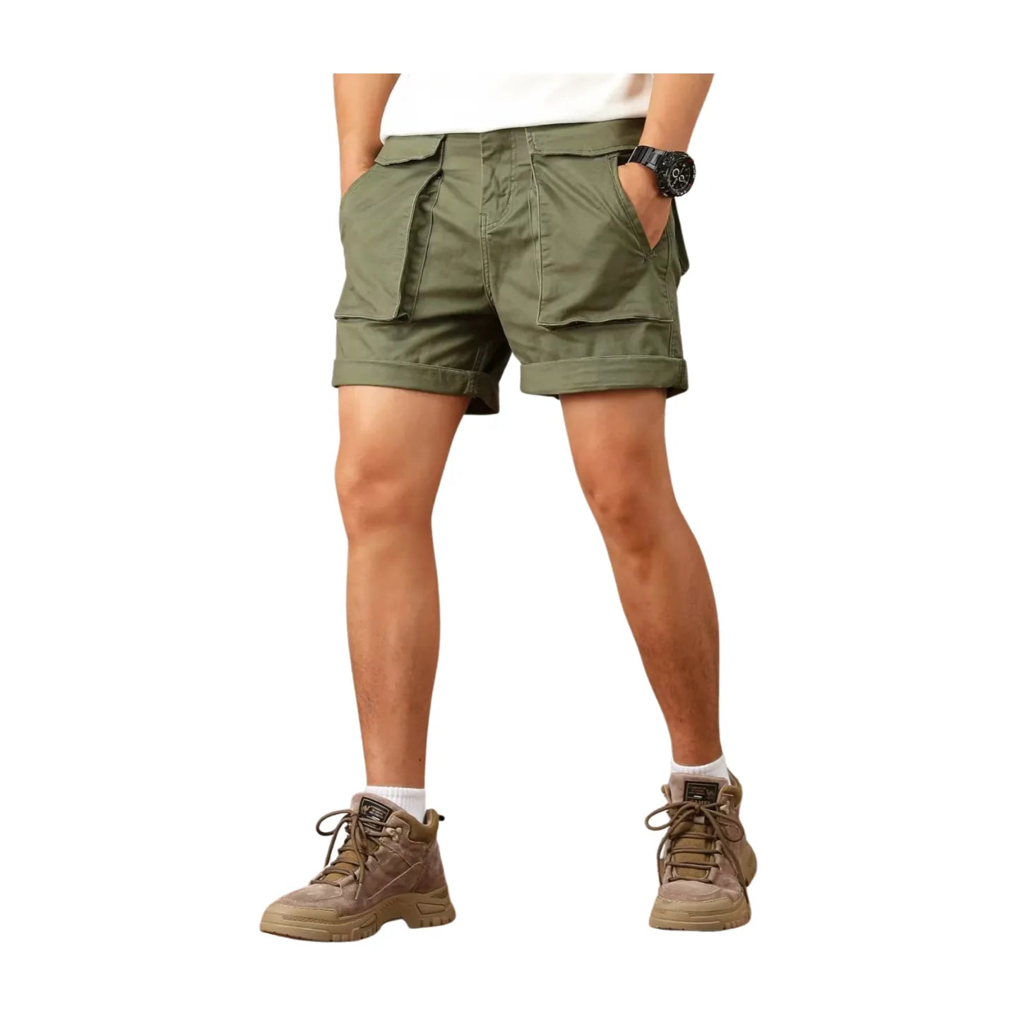 Men Casual Cargo Shorts