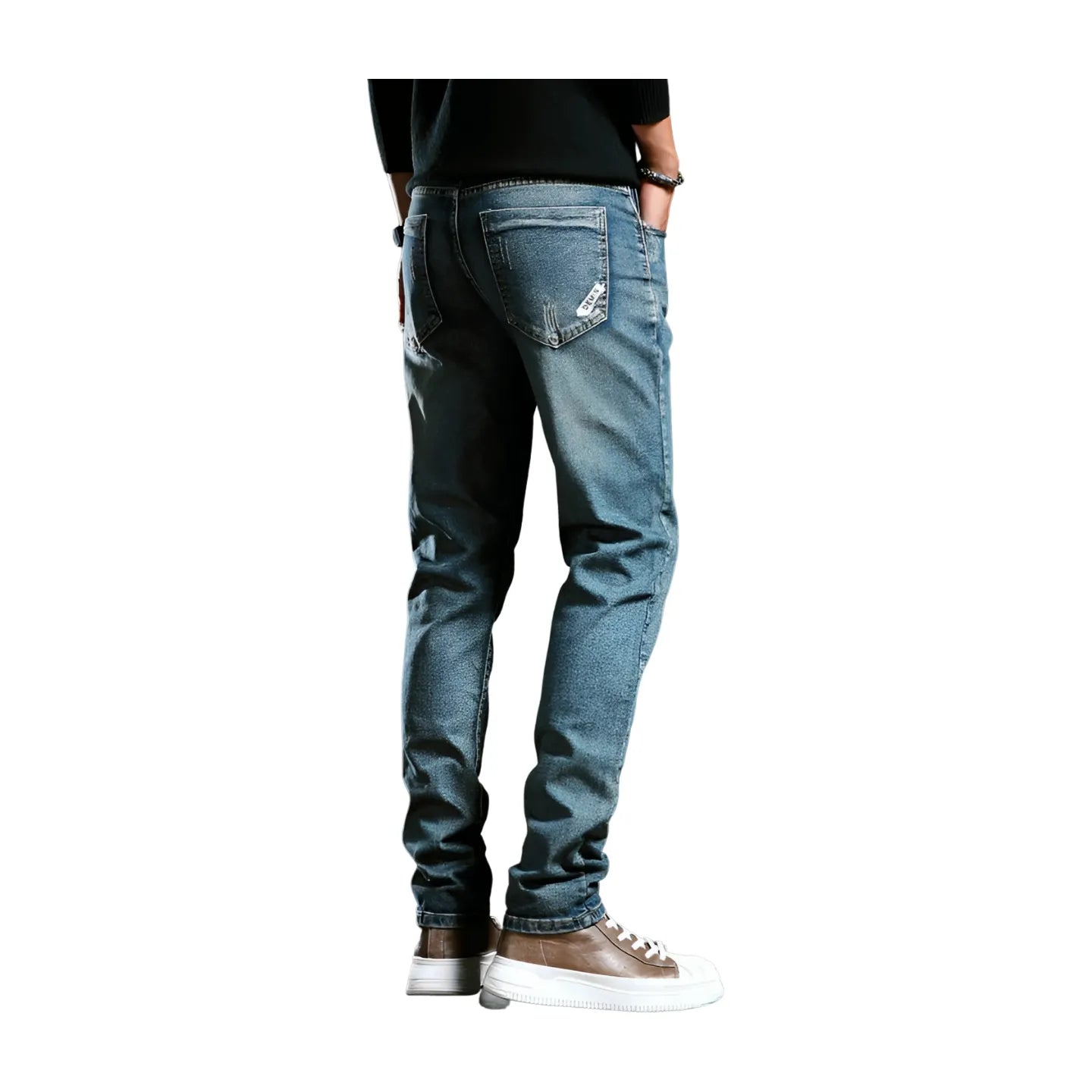 Men's Casual Straight Denim Jeans