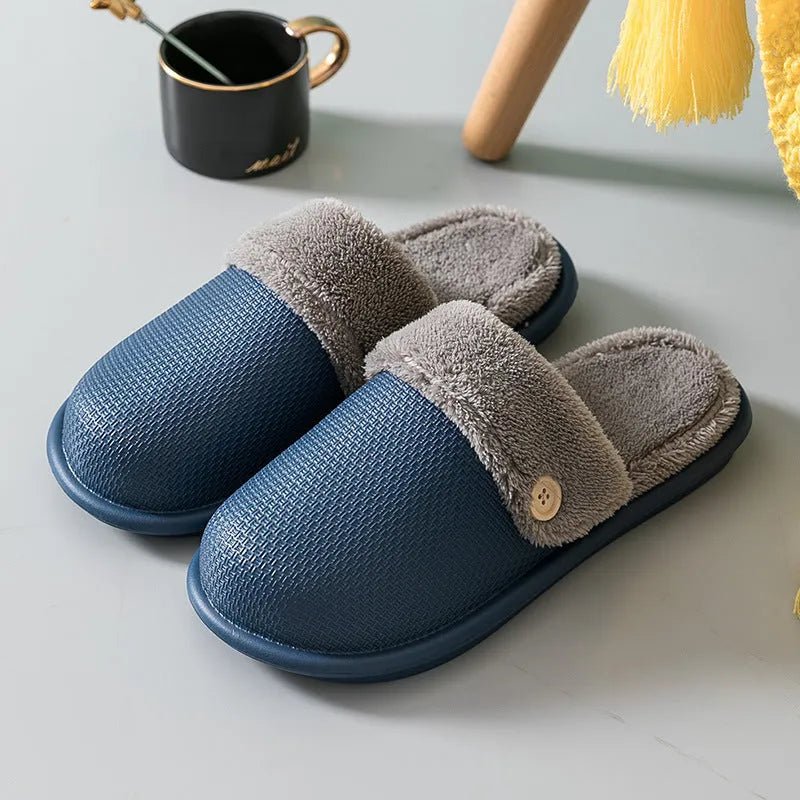 footwear, New Autumn And Winter Warm Household Non-slip Home Indoor Removable Slippers