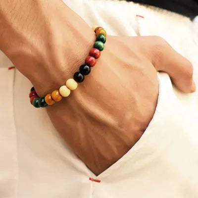 Bracelet, Bracelet Men Women Fashion Jewelry Healing Balance Energy Beads charm bracelets& bangles