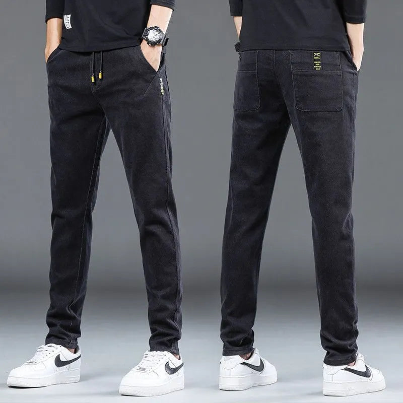 Men's Casual Stretch Denim Trousers