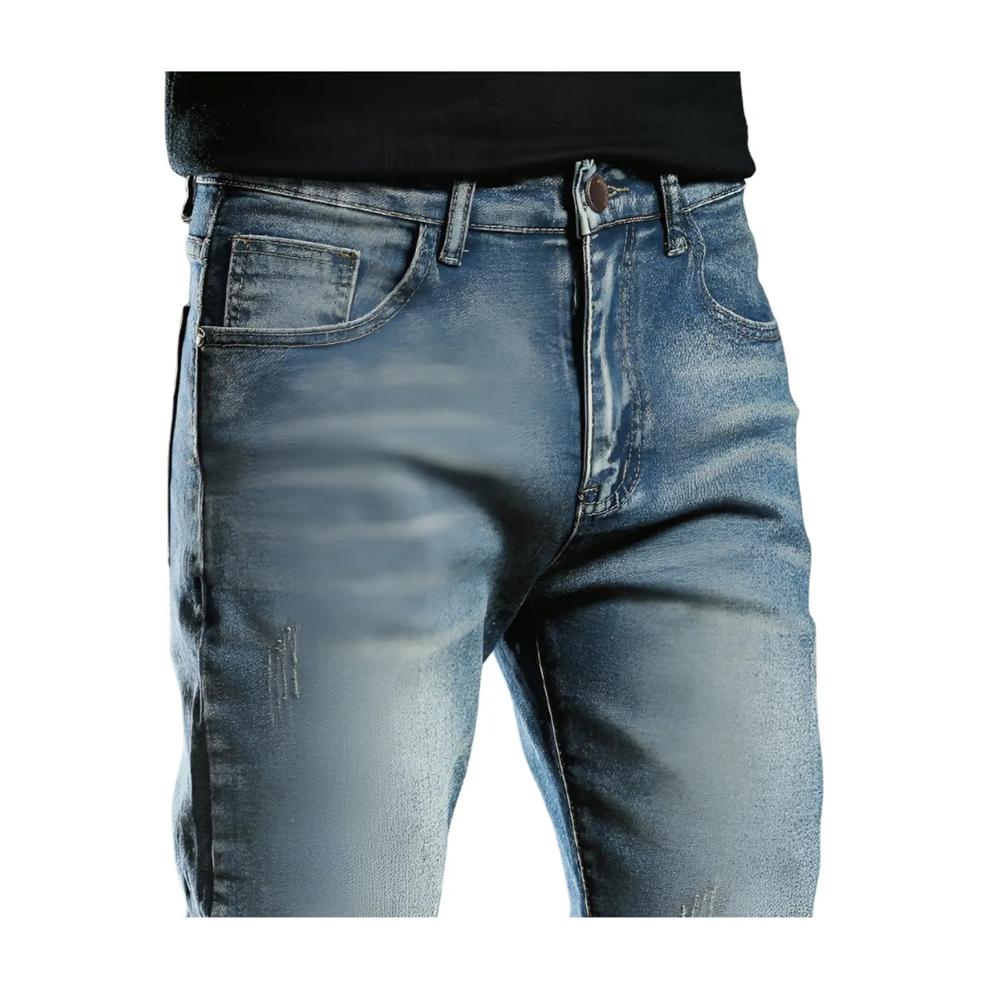 Men's Casual Straight Denim Jeans