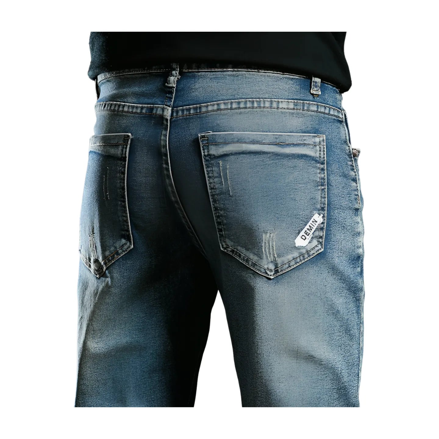 Men's Casual Straight Denim Jeans