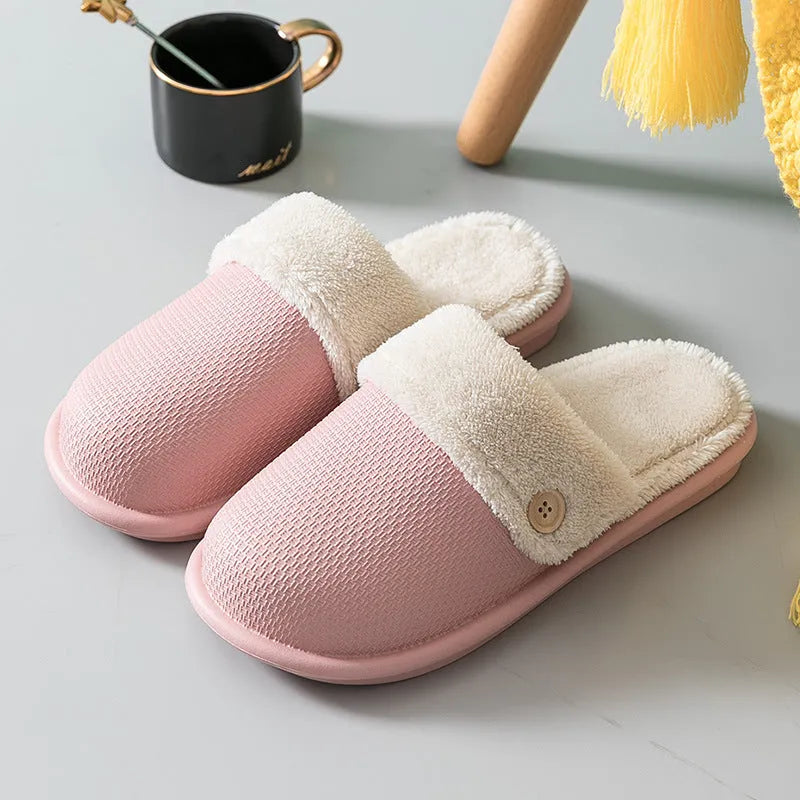 footwear, New Autumn And Winter Warm Household Non-slip Home Indoor Removable Slippers