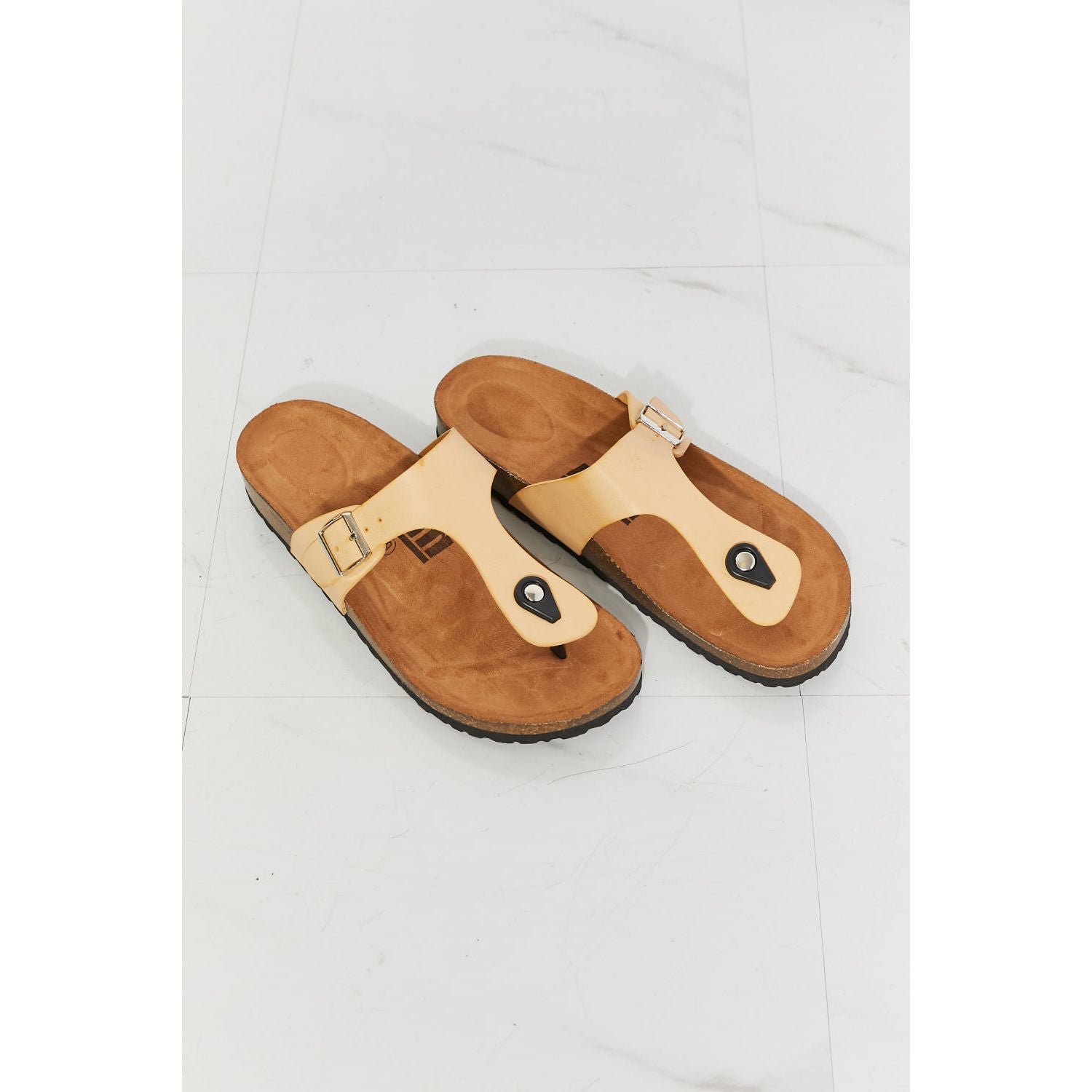 Drift Away T-Strap Flip-Flop in Sand