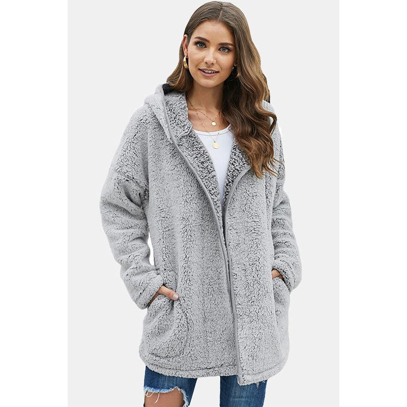 Hooded Teddy Coat