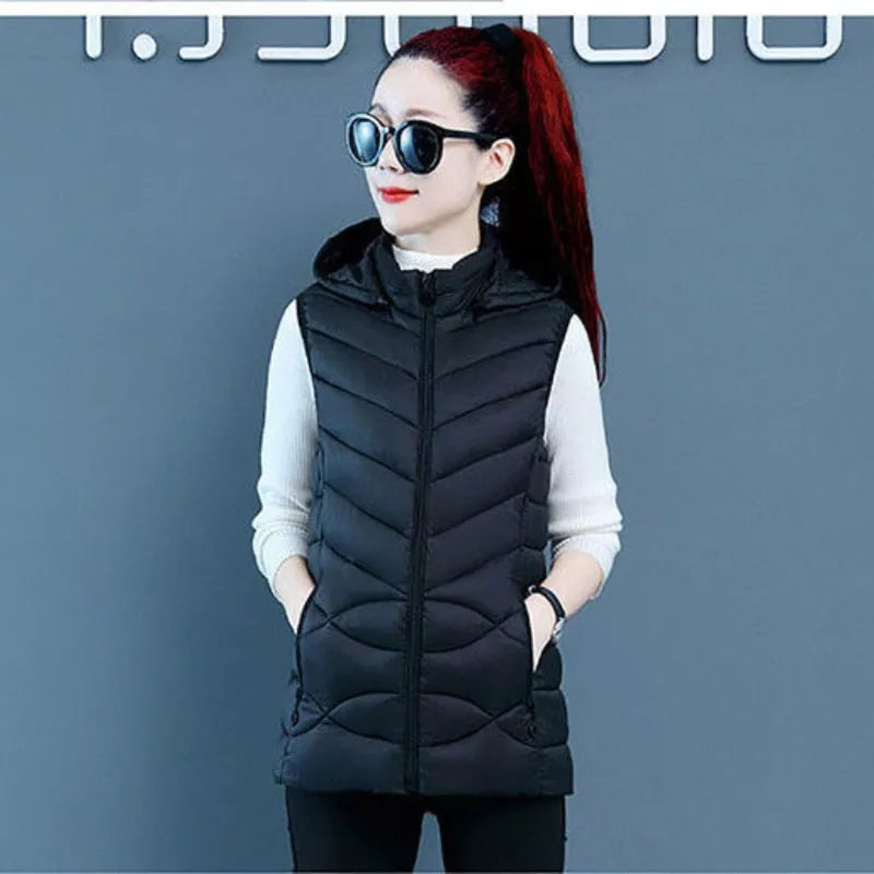 Sleeveless Jacket Vest Coat