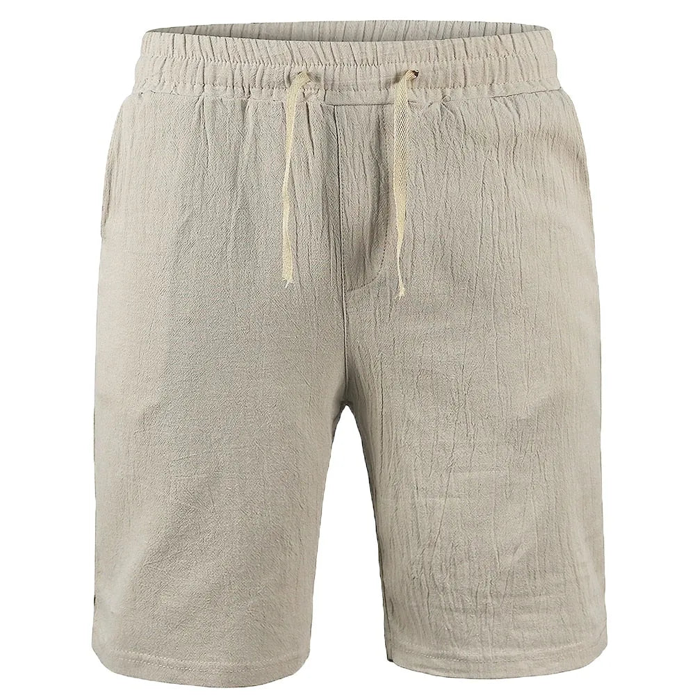 Men's Cotton Linen Shorts Pants