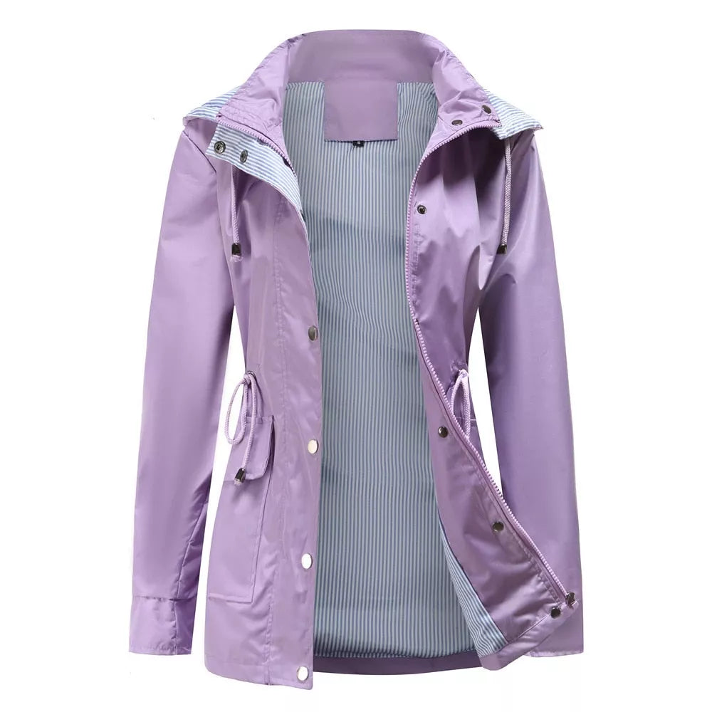 Women's Hooded Trench Coat | Women's Casual Jacket | Ikervo