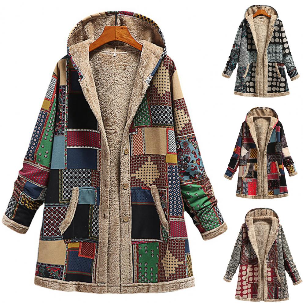 Woolen Coat, Women's Hooded Coat